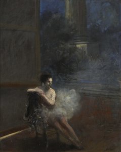 Siddende danser